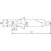Phantom centreerboor  1,25 X 4 mm DIN 333A-ISO