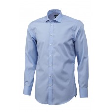 overhemd 100% katoen slim fit blue