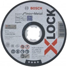 DOORSLIJPSCHIJF X-LOCK EXPERT INOX / METAAL 125 X 1 MM
